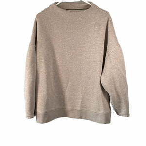 Abercrombie & Fitch  Tan Mockneck Sweatshirt